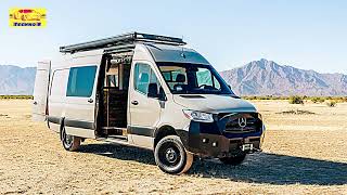 Rustic Charm Meets Modern Luxury The Custom Sprinter Camper Van for the Ultimate Road Trip Retreat [upl. by Tama427]