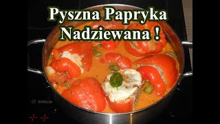 PAPRYKA FASZEROWANA Z MIĘSEM RYŻEM Z SOSEM POMIDOROWYMPYSZNA SZYBKIE DANIE🧡💥 nr236 [upl. by Maker]