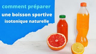 Comment préparer votre propre boisson isotonique pour le sport [upl. by Onitsuj8]