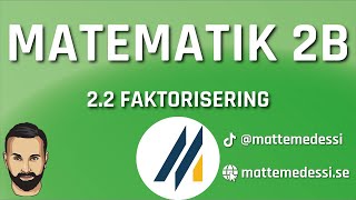 22 Faktorisering Ma2b 20242025 [upl. by Moshe]