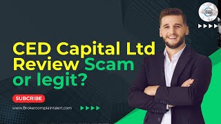 CED Capital Limited  Is This Platform Is Safe For Trading [upl. by Ybrik942]