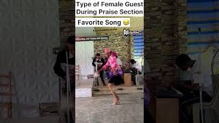 Which Female Guest have you Encountered 😂🤲🏼 shortvideo dance lagosisland prasie church [upl. by Salome]