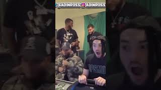 TORY LANEZS insane FREESTYLE on ADIN ROSSS stream [upl. by Leopold511]