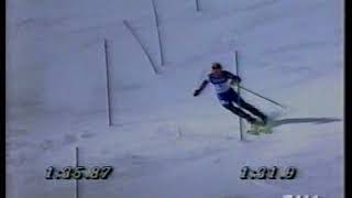 COPPA MONDO 1996 97 SLALOM SCHLADMING TOMBA [upl. by Spector]