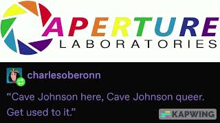 Cave Johnson Pride AI Voice [upl. by Heidi472]