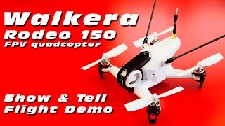 Walkera Rodeo 150 night vision version Show amp Tell  test flight [upl. by Ozzie387]