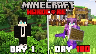 I Survived 100 Days in Hardcore Minecraft [upl. by Lundquist]