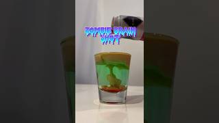 Zombie Brain Hemorrhage Shot a fun drink to impress your friends Recipe in the comments 👇 drinks [upl. by Crystal]