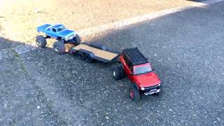 axial scx24 trailer [upl. by Ssor152]