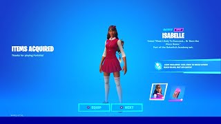 How To Get Isabelle Skin NOW FREE In Fortnite Unlock Isabelle Skin Free Isabelle Skin [upl. by Tnomed]