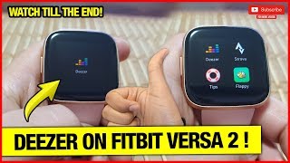 Deezer On Fitbit Sense Versa 3 amp 2 [upl. by Annora]