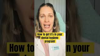 Getting A’s in your dental hygiene program dentalhygiene [upl. by Ziana]