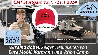 CMT Stuttgart 2024  Der Saisonauftakt mit MiMobile Eura Mobil Karmann und Rhön Camp inkl Allrad [upl. by Arodasi259]