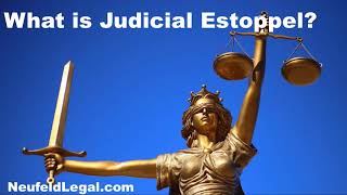 What is Judicial Estoppel legal defense terminology [upl. by Peednus]