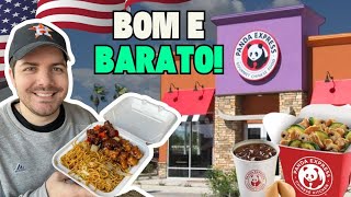 PANDA EXPRESS  O Melhor Fast Food Chinês dos EUA [upl. by Worl]