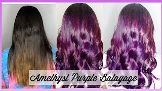 How To Amethyst Purple Balayage [upl. by Henderson]