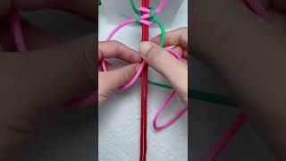 The most beautiful and simple way to tie a bracelet diy crafts diycrafts [upl. by Eimmaj]