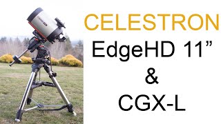 Celestron EdgeHD 11quot Telescope amp CGXL GEM Mount Mini Review AND Accessory Guide [upl. by Rachaba]