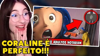 29 DETALHES que você PERDEU em CORALINE  Cátia Reage [upl. by Zelig]