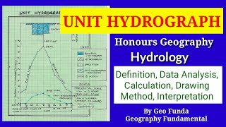 Unit Hydrograph ll Hydrology ll Honours Geography ll 3rd Semester ll By Geo Funda [upl. by Yorker141]