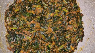 how to make mulyachi panachi bhaji  mooli ke patte ka saag  मुळयाची भाजी  Rekhascookings [upl. by Adnaloj431]