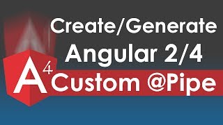 Angular 4 Tutorial Create Custom Pipes Using CLI Example [upl. by Eerhs]