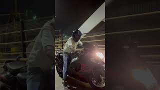 Hayabusa exhaust sound 🥵 hayabusa bikers bmws1000rr viral youtubeshorts [upl. by Denice]