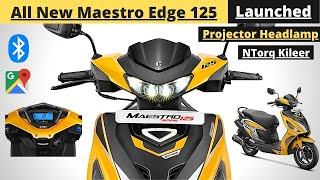 All New Hero Maestro Edge 125 Launched  New Model 2021  New Features  On Road Price [upl. by Nahtaj]