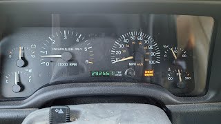 1997 Jeep Cherokee Check Engine Light Sunday October 17th 2021 Engine Code [upl. by Iphigenia]