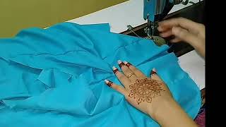 Hacks about salwar stitching Tips to fit belt into salwar Easy Stitching of semi patiyala salwar [upl. by Nyvlem]