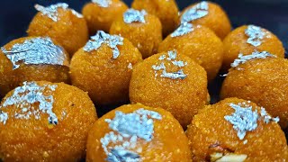 Homemade Motichoor Laddu  Boondi Laddu Recipe at Home [upl. by Jessen670]