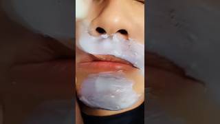 satisfying face waxing 😀 shorts satisfying wax waxing asmr [upl. by Nisen]