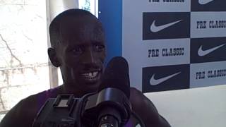 Ezekiel Kemboi After Winning Pre Steeplechase 2015 [upl. by Eenobe610]