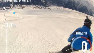 Trace Skiing  Martijn Britsemmer at Bettmeralp [upl. by Aelahs]