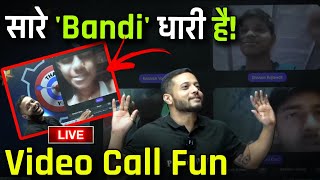 BANDI धारी बच्चे Live Class Video Call 😲  Rajwant Sir OP  Rajwant Sir Comedy  Physicswallah [upl. by Inaflahk]