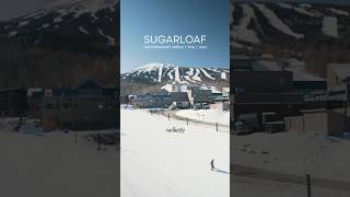 Skiing up at Sugarloaf in Maine ⛷️🎿 skiing ski snow snowboarding snowboard winter maine [upl. by Nolyd613]