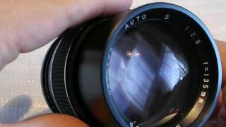 KENLOCK 135  28 vintage Japan Telephoto lens overview [upl. by Marola]