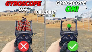 6 Setting Tips For GYROSCOPE Sensitivity In CODM Battleroyale  Zero Recoil Tips  Part 2 [upl. by Oulman823]