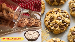 EASY OATMEAL BREAKFAST COOKIES  Chocolate [upl. by Srednas]