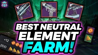 Destiny 2 Best Neutral Element and Deepsight Weapon Farm [upl. by Kreg]