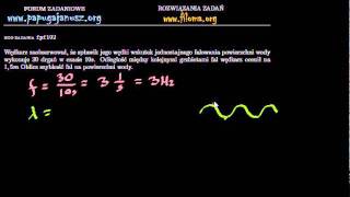 fpf102  Falujący spławik  Zadanie z fizyki  filomaorg [upl. by Sulihpoeht]