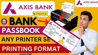 AXIS BANK PASSBOOK PRINTING SOFTWARE FINO AIRTEL NSDL INDUSIND BANK PASSBOOK PRINTING ANY PRINTER [upl. by Atihcnoc]