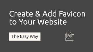 How to Create a Favicon for your Website with Free Favicon Generator [upl. by Akemej]