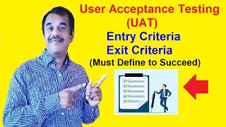 user acceptance testing UAT entry and exit criteria  must defined to succeed UAT  testingshala [upl. by Anitsyrk488]