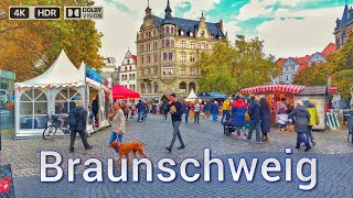 BraunschweigGermanyTHE BEST sights in Braunschweig walking tour 4k HDR [upl. by Assirat]