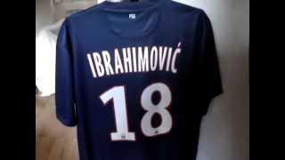 Maillot PSG IBRAHIMOVIC 20122013 [upl. by Raynata]