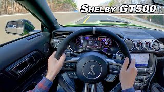 Driving the 760hp Shelby GT500  Is Ford’s Brutal Mustang Overkill for Street POV Binaural Audio [upl. by Moguel268]