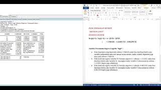 logit dalam eviews 12 [upl. by Annavoeg]