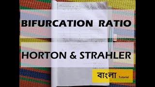 Bifurcation Ratio of River  Horton Method and Strahler Method [upl. by Tail]