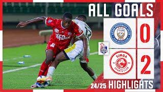 MAGOLI YOTE  AZAM FC 0 VS SIMBA SC 2  LIGI KUU YA NBC  ATEBA AKIWAKAANGA AZAM FC [upl. by Windham]